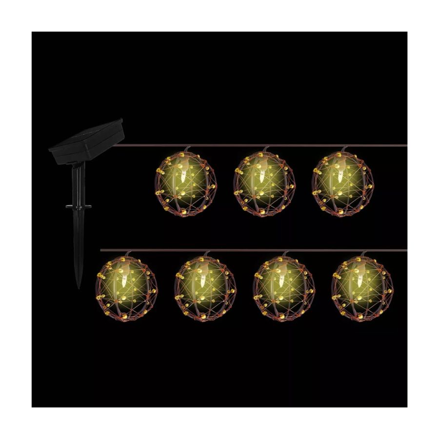 GUIRNALDA CLICK VENTAS CARGA SOLAR 36 M LUZ LED COLOR CÁLIDO - 3