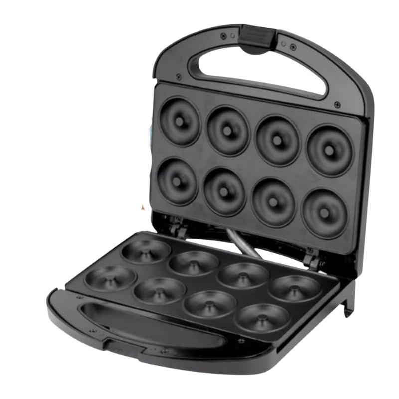 MÁQUINA CLICK VENTAS HORNEAR 8 DONAS Y WAFFLES 2EN1 RAF 850W NEGRO - 2