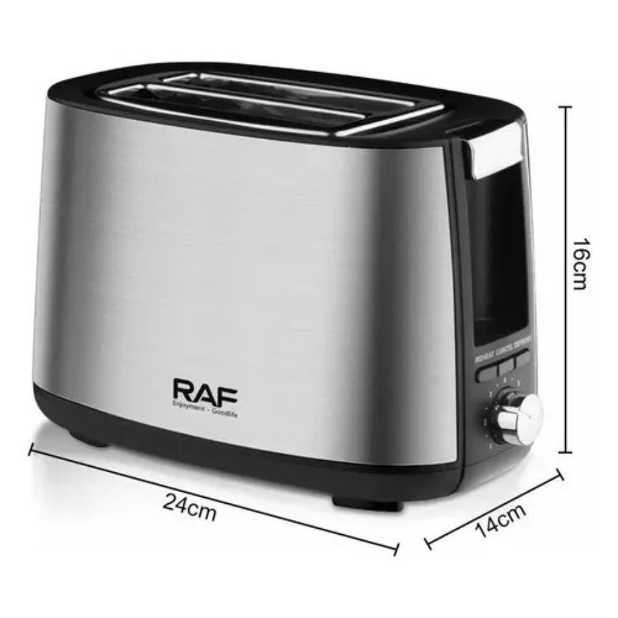 TOSTADOR CLICK VENTAS CALENTADOR ELÉCTRICO REBANADAS DE PAN 2 RAF - 2