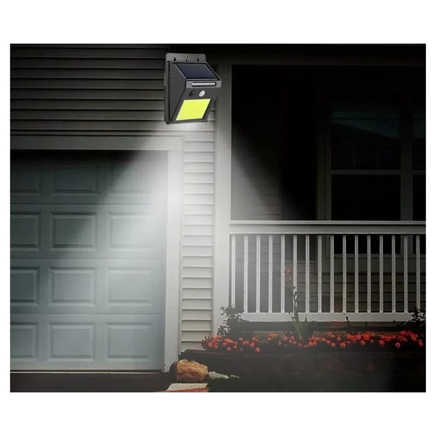 PACK CLICK VENTAS X2 APLIQUE LUZ LED SOLAR CON SENSOR DE MOVIMIENTO - 2