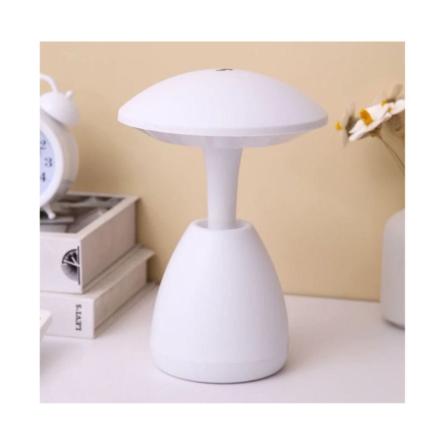 LÁMPARA DE MESA CLICK VENTAS LED LUZ NOCTURNA USB REGULABLE TÁCTIL BLANCO - 2