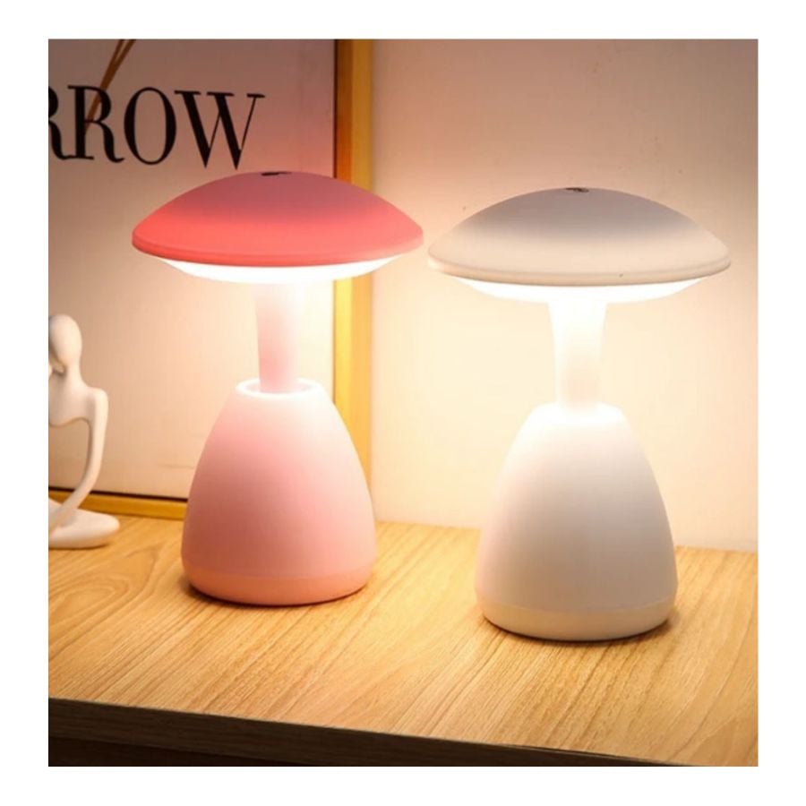 LÁMPARA DE MESA CLICK VENTAS LED LUZ NOCTURNA USB REGULABLE TÁCTIL BLANCO - 3