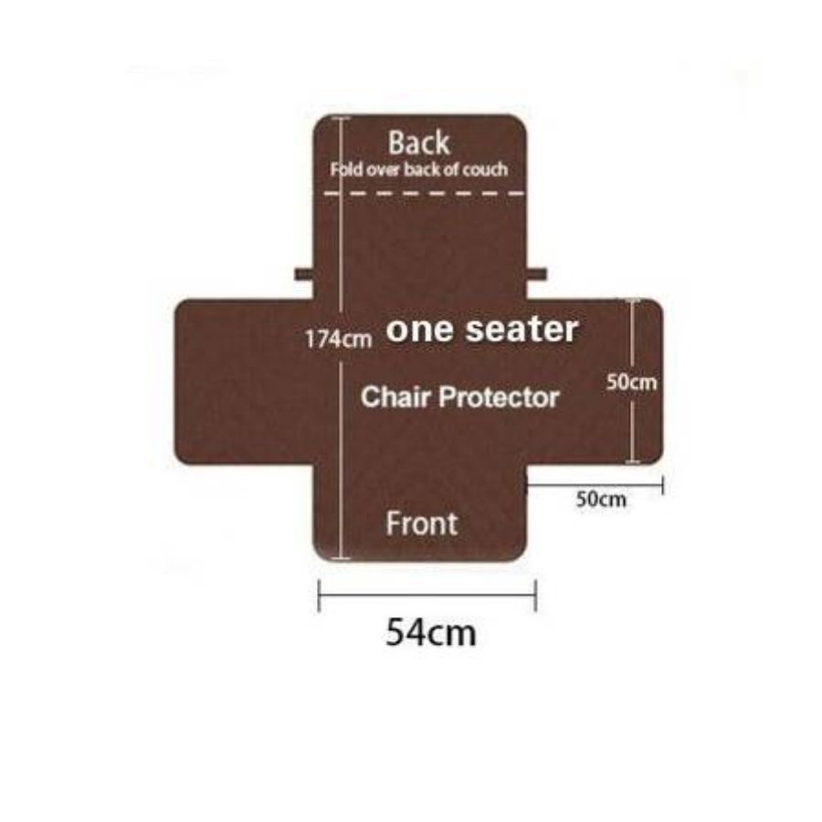 CUBRE SOFÁ SILLON REVERSIBLE 1 CUERPO - 4