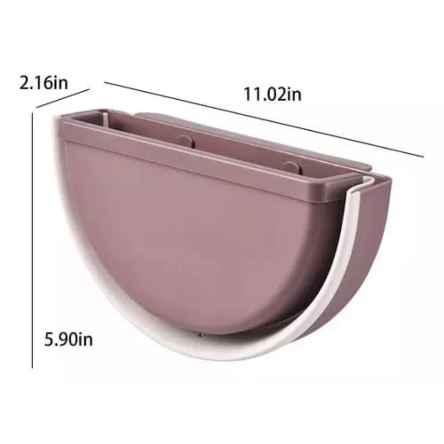 BASURERO CLICK VENTAS PAPELERA PLEGABLE RESISTENTE MULTIUSO BAÑO COCINA - 3