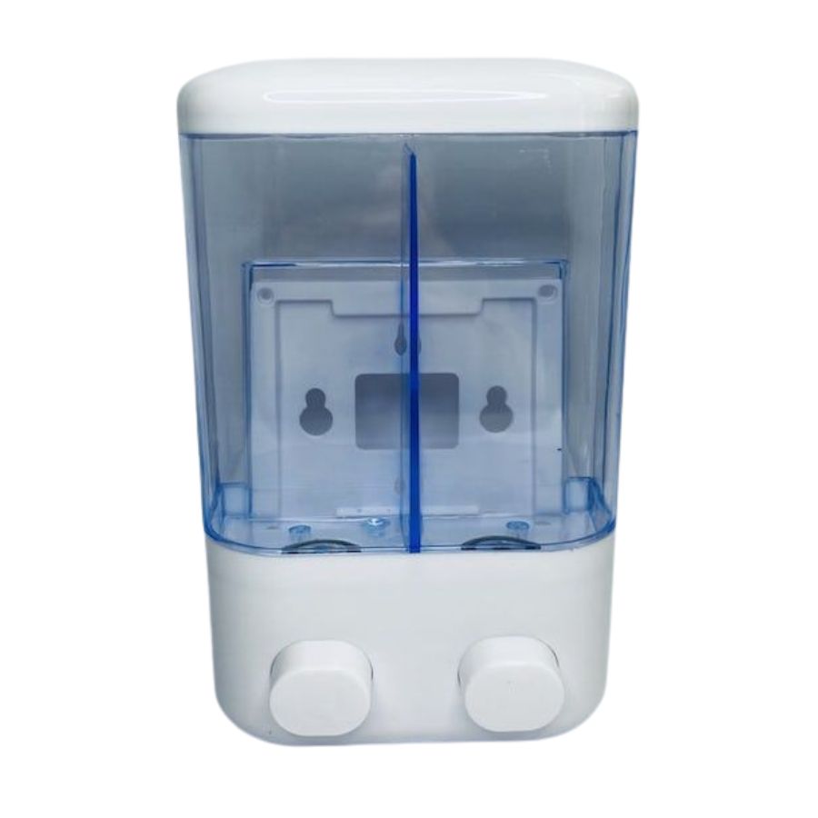 DISPENSADOR DE JABÓN CLICK VENTAS DE BAÑO DOBLE GEL 1000 ML - 1