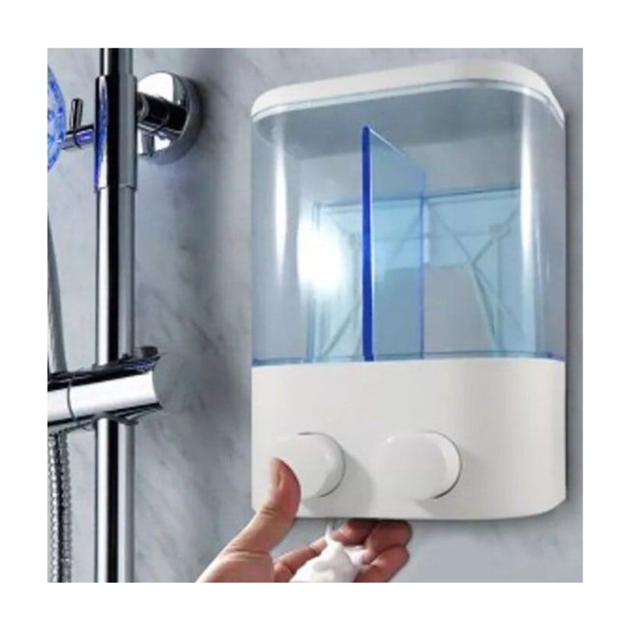 DISPENSADOR DE JABÓN CLICK VENTAS DE BAÑO DOBLE GEL 1000 ML - 4