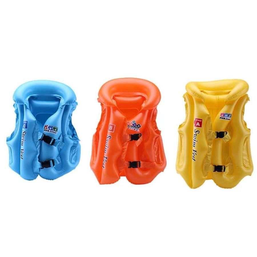 FLOTADOR CLICK VENTAS NIÑO NIÑA CHALECO INFLABLE PARA PISCINAS TALLA L - 1