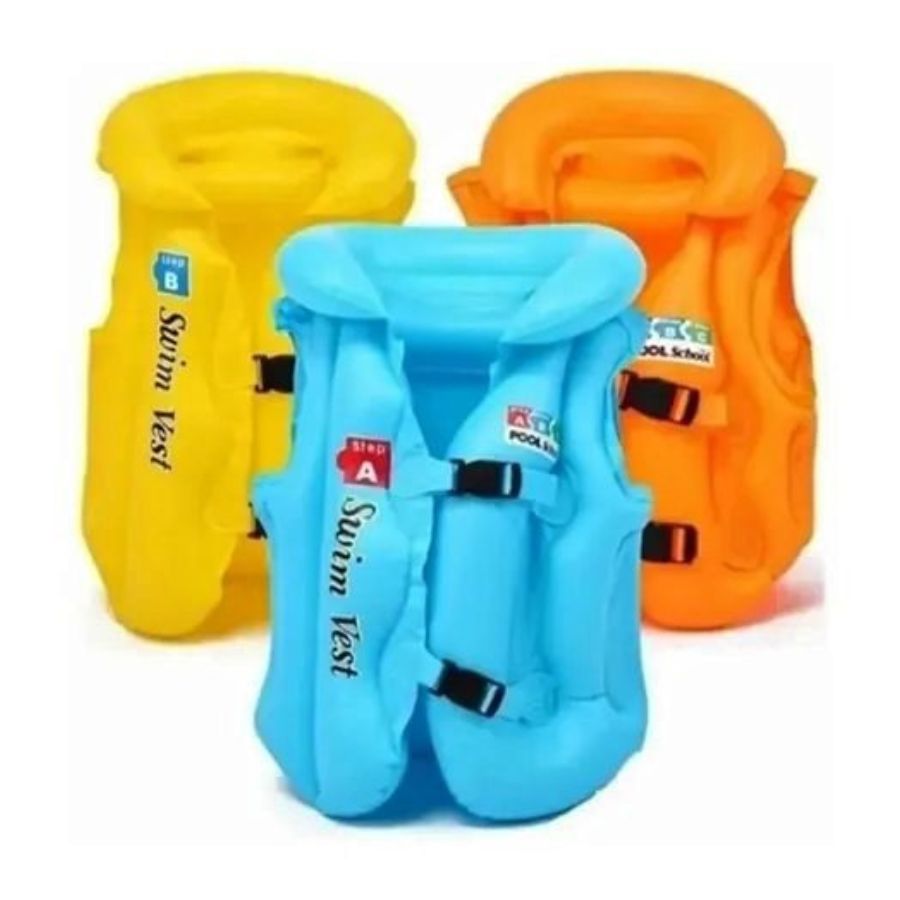 FLOTADOR CLICK VENTAS NIÑO NIÑA CHALECO INFLABLE PARA PISCINAS TALLA L - 2
