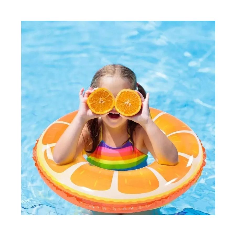 FLOTADOR CLICK VENTAS PARA PISCINA Y PLAYA NARANJA - 2