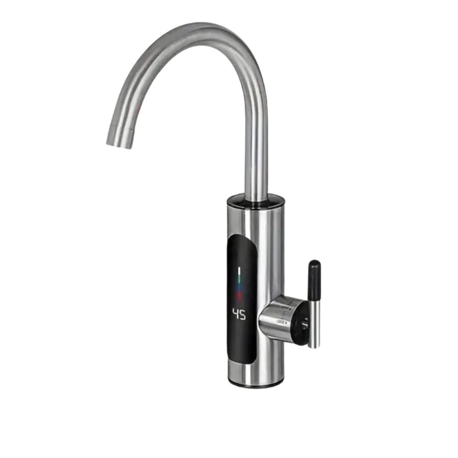 LLAVE GRIFO AGUA CALIENTE ELECTRICO ACERO INOXIDABLE - 1