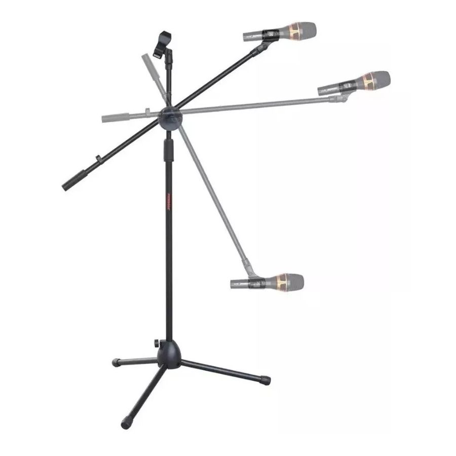 SOPORTE CLICK VENTAS PARA MICRÓFONO ATRIL CON BOOM PROFESIONAL PEDESTAL - 4