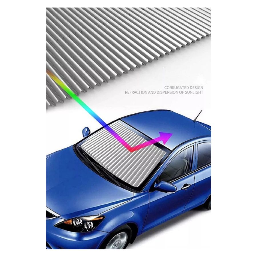 PARASOL RETRACTIL QUITASOL AUTO CORTINA PARA SOL AUTO 70CM - 5