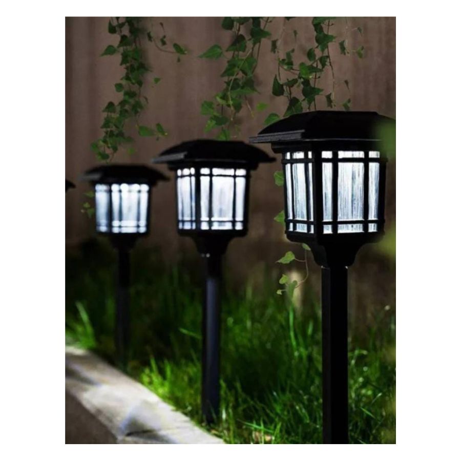 ESTACAS DE LUZ SOLAR LED PARA EXTERIORES - 4