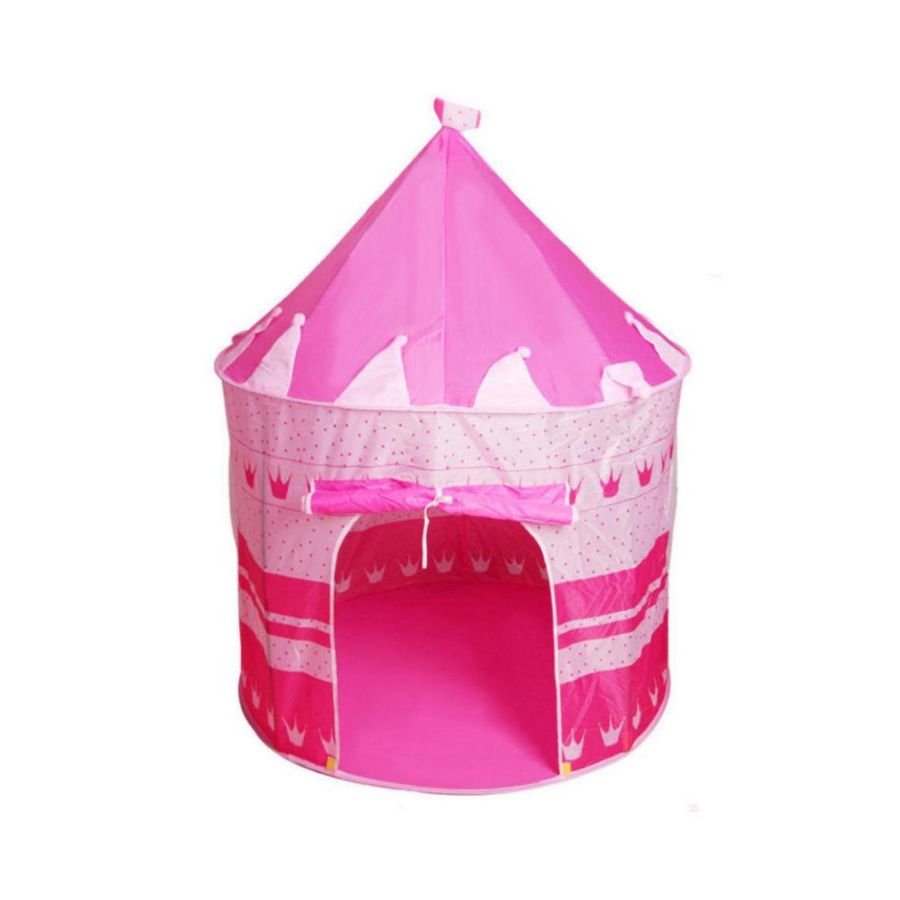 CASTILLO CARPA INFANTIL CASA CLUB PARA NIÑOS Y NIÑA ROSADO - 2