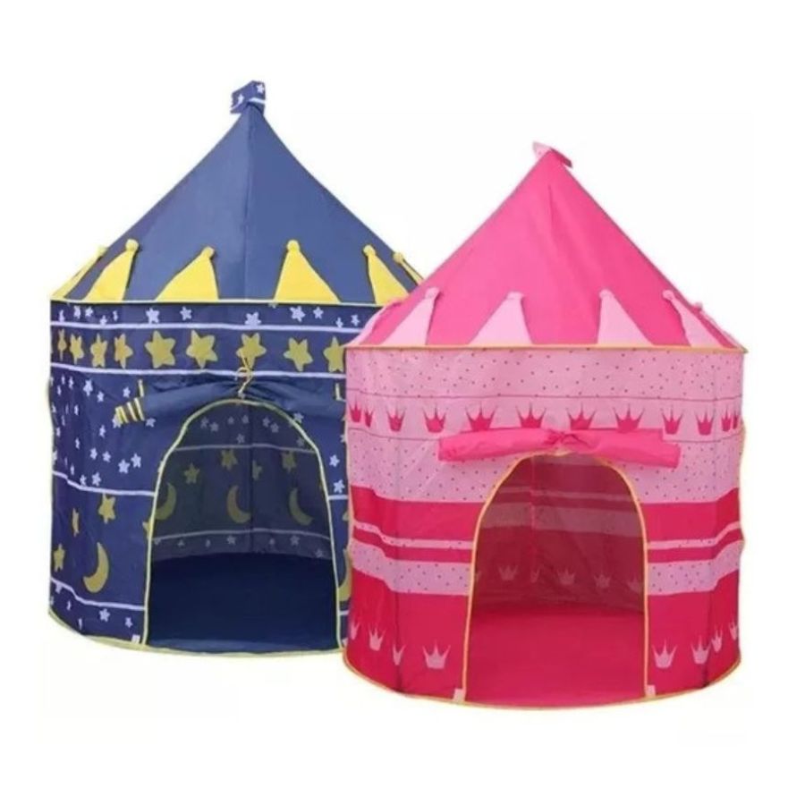 CASTILLO CARPA INFANTIL CASA CLUB PARA NIÑOS Y NIÑA ROSADO - 3