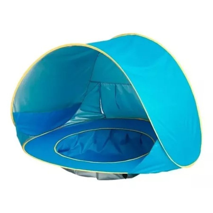 CARPA PISCINA PARA BEBÉS CARPA DE PLAYA CON PISCINA AZUL - 1