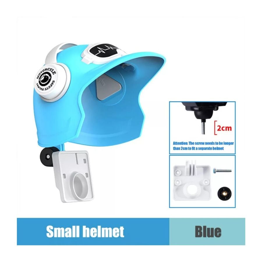 SOPORTE CELULAR MOTO CON CASCO IMPERMEABLE PARASOL Y LLUVIA - 2