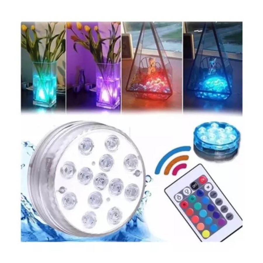 LUCES LED PISCINA SUMERGIBLES CONTROL REMOTO - 2