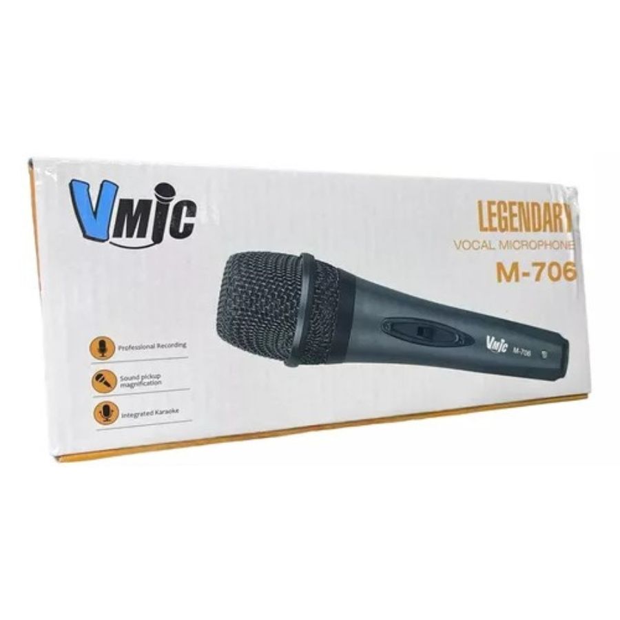 MICRÓFONO CLICK VENTAS LEGENDARIO PROFESIONAL KARAOKE VMIC M706 - 4