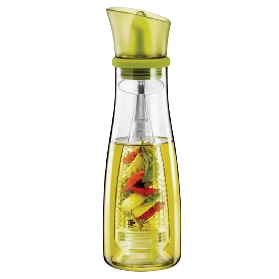 BOTELLA PORTA ACEITE 500ML BOTELLA VIDRIO COCINA - 1