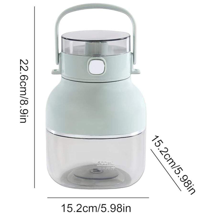 MINI LICUADORA CON TAPA VASO EXPRIMIDOR USB - 2