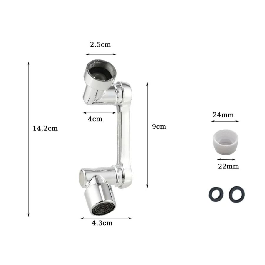 EXTENSOR LLAVE GRIFO GIRATORIO UNIVERSAL - 3