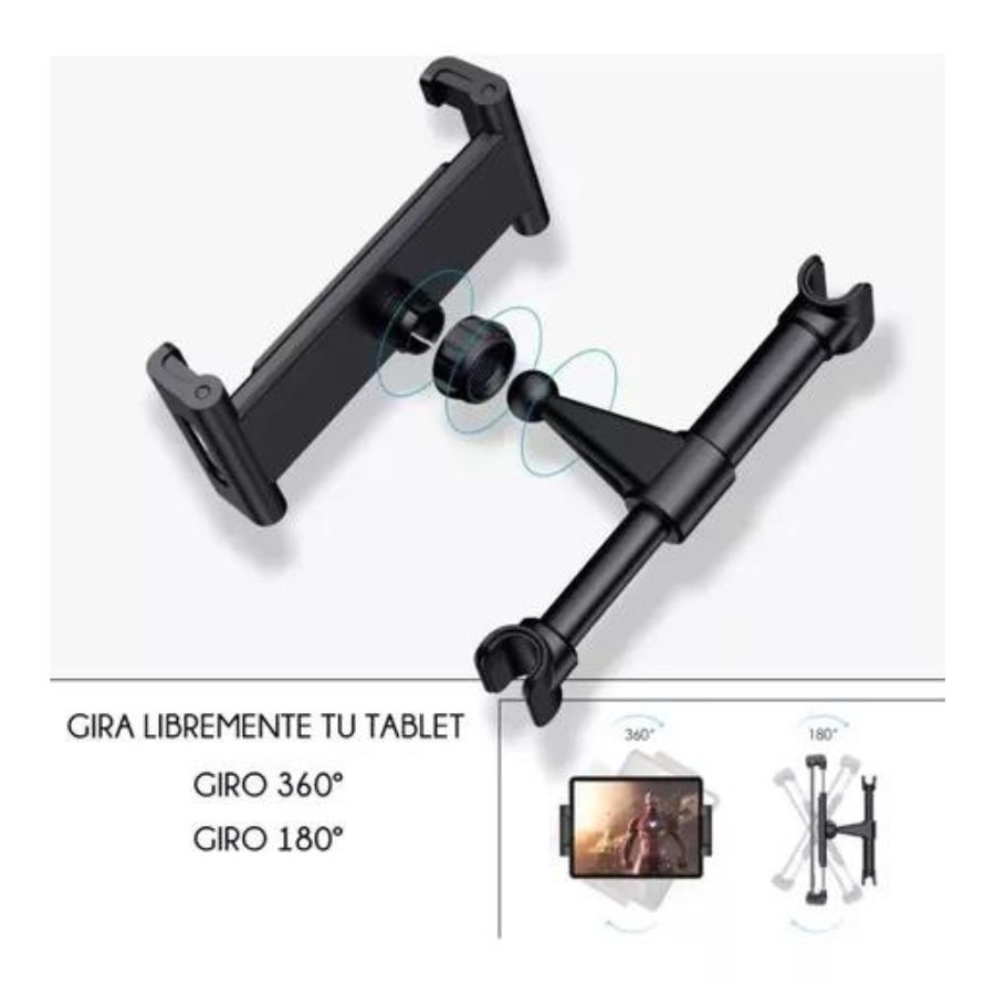 SOPORTE HOLDER PARA COCHE SOPORTE TELEFONO TABLET CONSOLAS - 2
