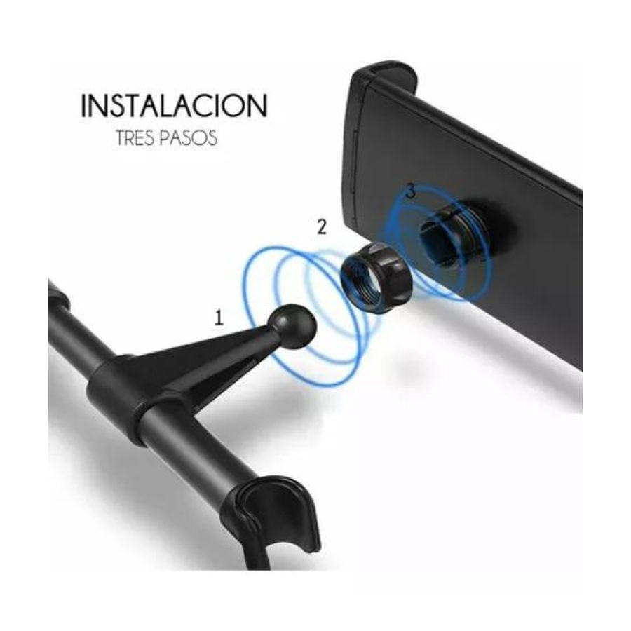 SOPORTE HOLDER PARA COCHE SOPORTE TELEFONO TABLET CONSOLAS - 4