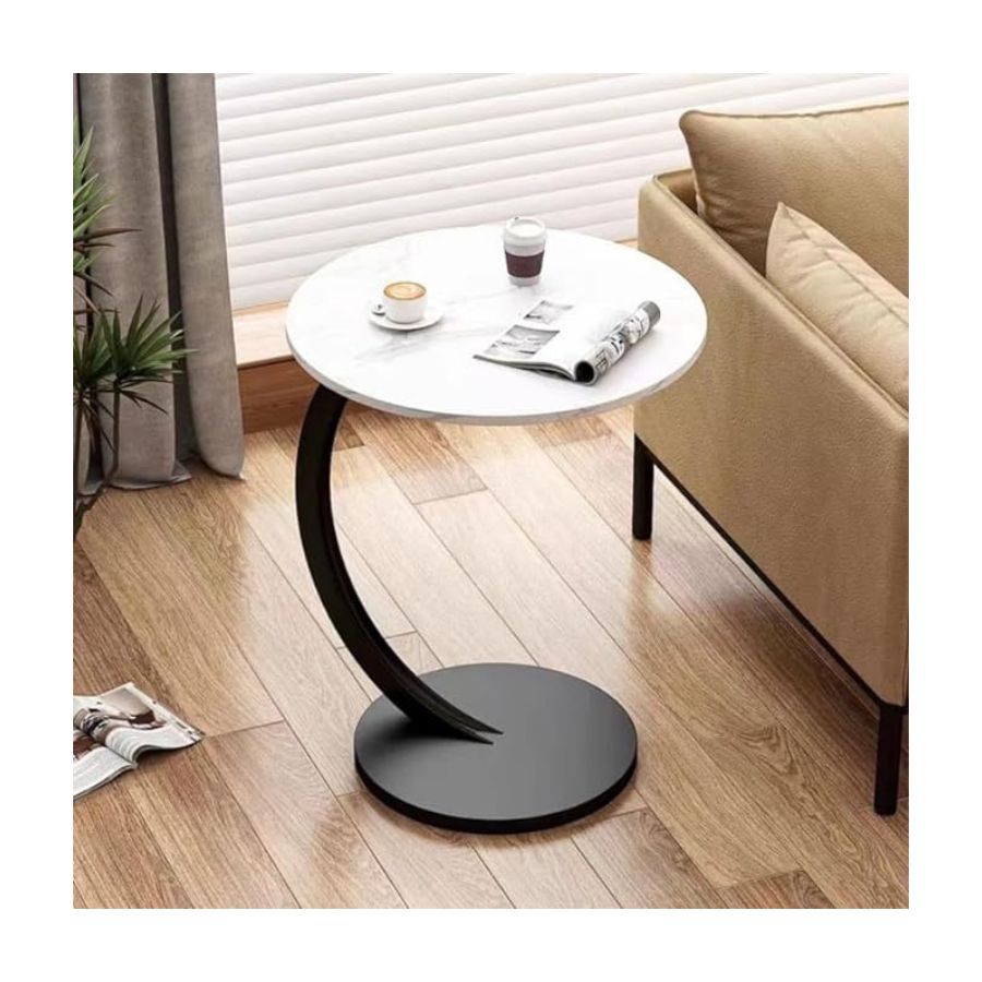 MESA AUXILIAR FORMA C SALA DE ESTAR MESA SOFA CAMA RECAMARA - 2