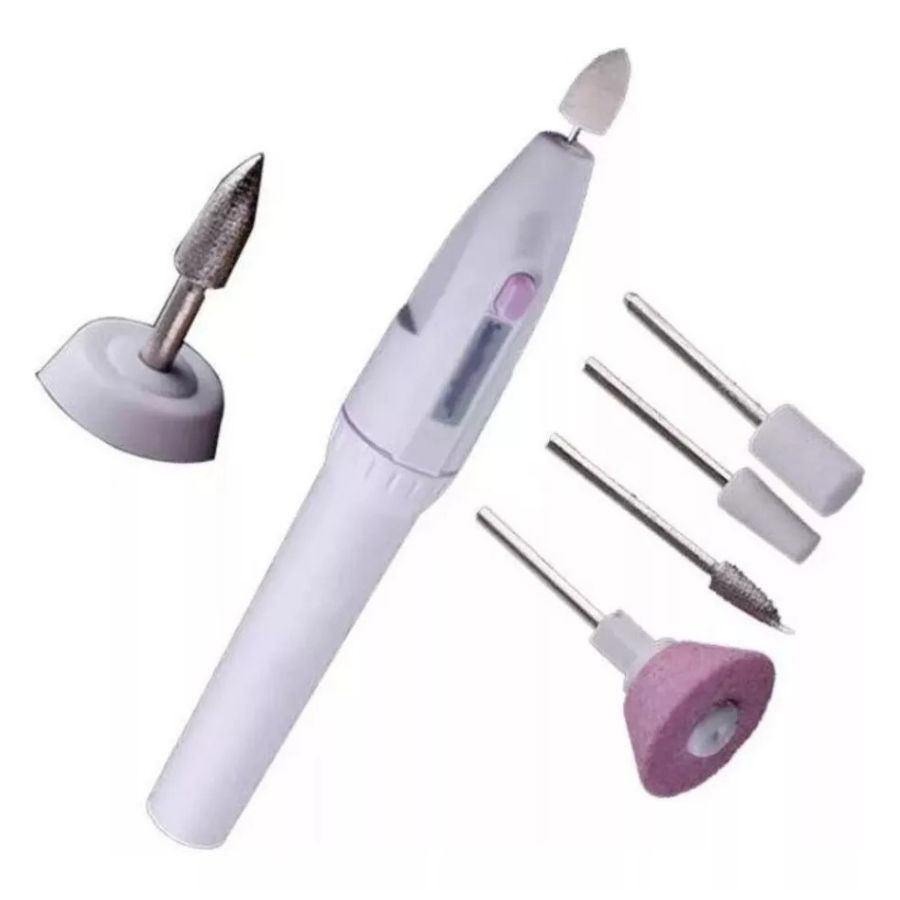 LIMA ELECTRICA EXFOLIADOR MANICURA PEDICURA 5 EN 1 - 2