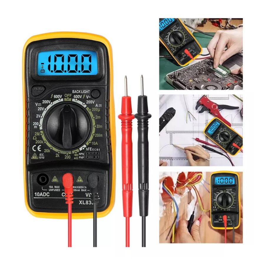 KIT ELÉCTRICO CAUTÍN 60W REGULABLE SOLDADOR MULTÍMETRO - 5