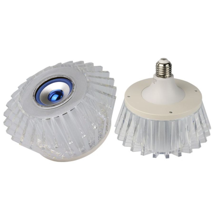 FOCO REPRODUCTOR CRISTAL BOCINA CON CONTROL BLUETOOTH RGB - 1