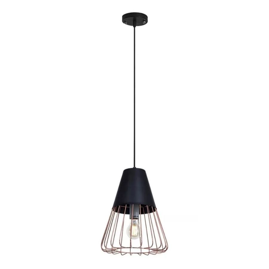 LAMPARA ELEGANTE DE TECHO CANDELABRO VINTAGE HOGAR - 1