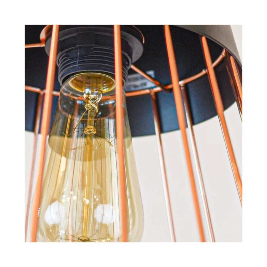 LAMPARA ELEGANTE DE TECHO CANDELABRO VINTAGE HOGAR - 4