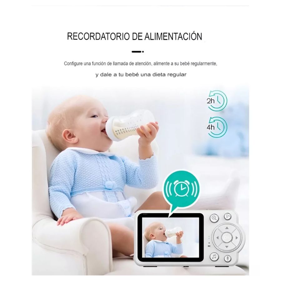 CÁMARA BABY VIDEO MONITOR BEBES MICRÓFONO CÁMARA PARA BEBES - 3