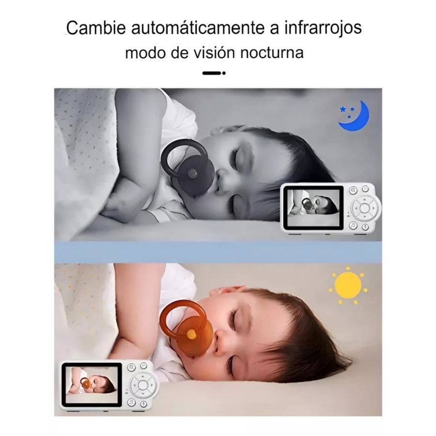 CÁMARA BABY VIDEO MONITOR BEBES MICRÓFONO CÁMARA PARA BEBES - 5