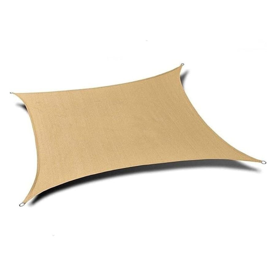 TOLDO VELA RECTANGULAR 5X6 COLOR BEIGE BLOQUEO UV - 3