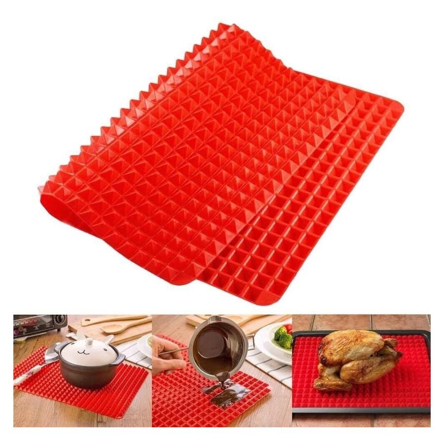 TAPETE DE SILICONA REDUCTOR DE GRASA ALIMENTOS HORNO COCINA - 1