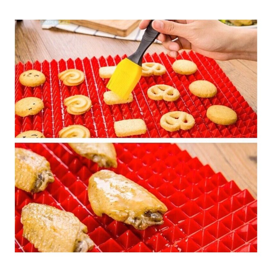 TAPETE DE SILICONA REDUCTOR DE GRASA ALIMENTOS HORNO COCINA - 2