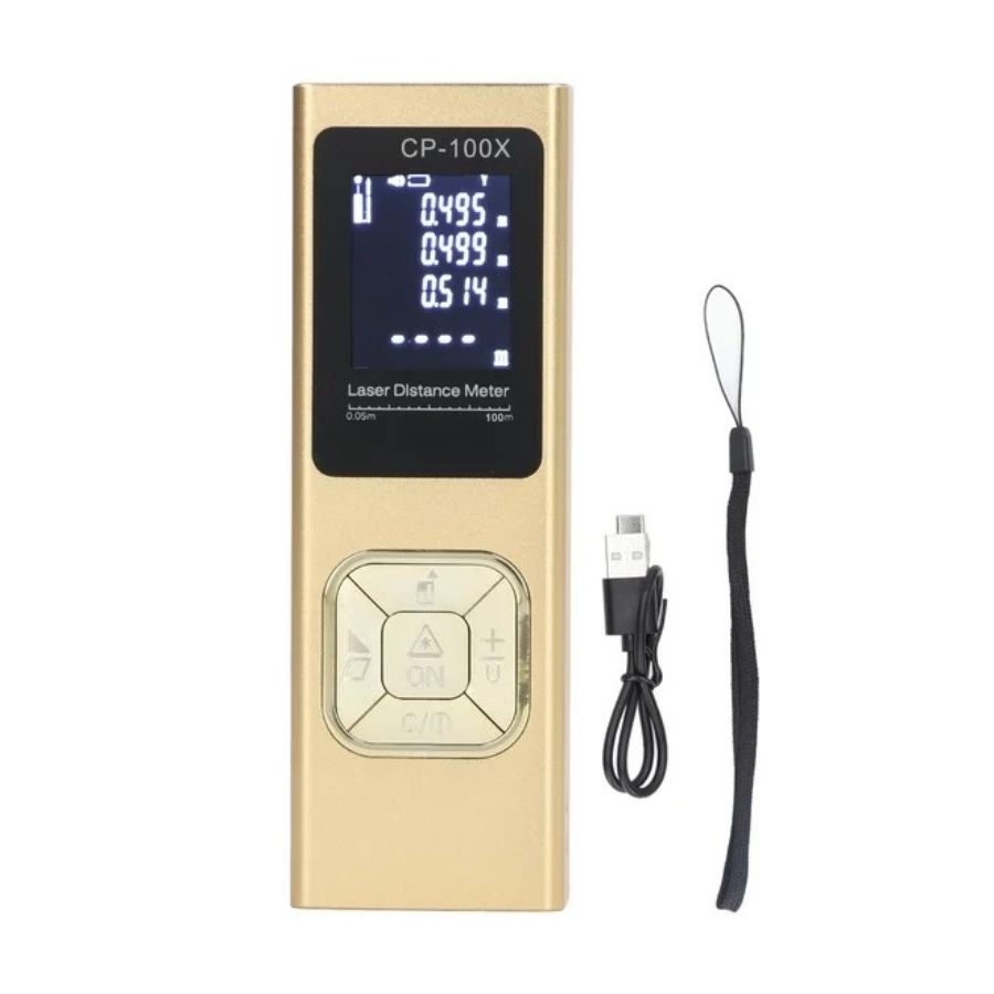 MINI CINTA MÉTRICA LASER MEDIDOR DE DISTANCIA DIGITAL LCD - 2