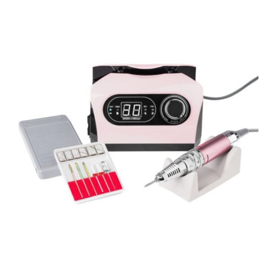 PULIDOR DRIMEL ELÉCTRICO PANTALLA DIGITAL 6 BROCAS MANICURA - 2