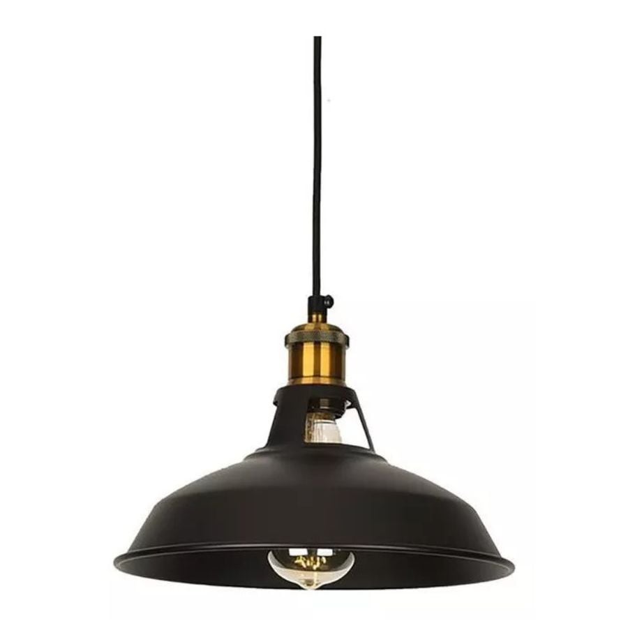 LAMPARA COLGANTE VINTAGE RETRO AJUSTABLE HOGAR COCINA - 1
