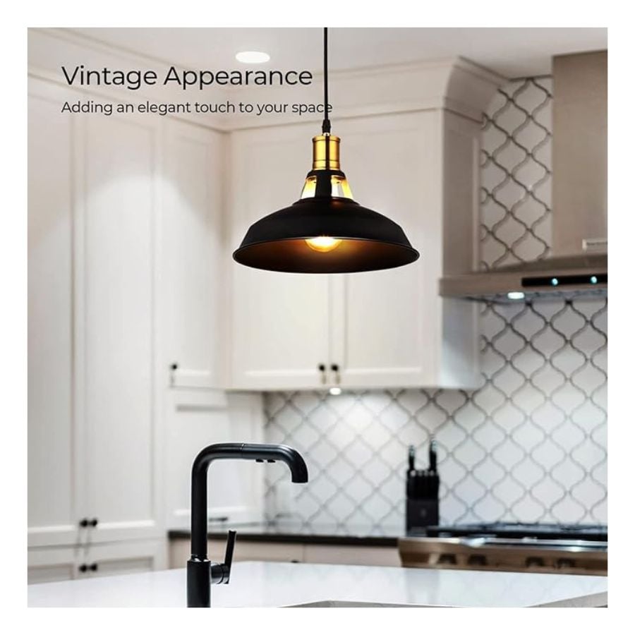 LAMPARA COLGANTE VINTAGE RETRO AJUSTABLE HOGAR COCINA - 5