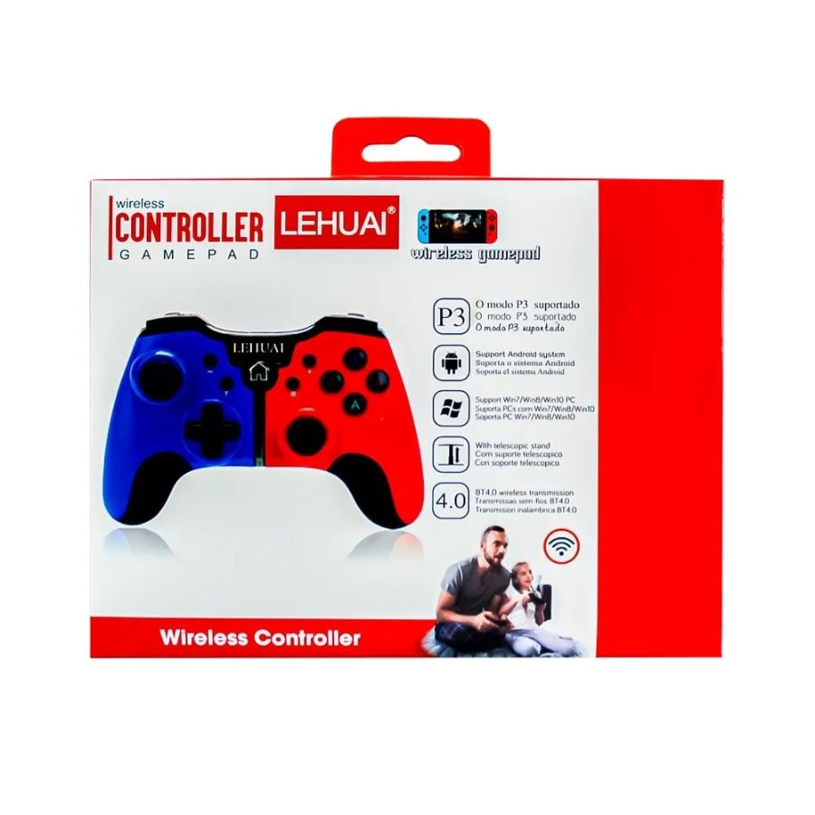 CONTROL PARA VIDEOJUEGOS INALÁMBRICO TELEFONO PC LEHUAI - 2