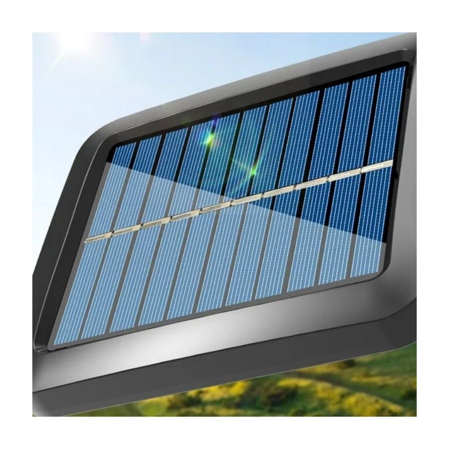 LAMPARA SOLAR DE PARED JARDIN 104 LED EXTERIORES IMPERMEABLE - 2