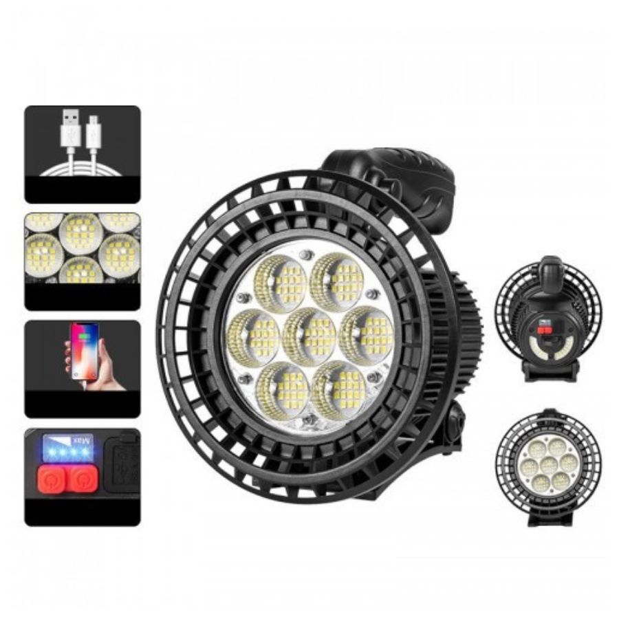 REFLECTOR LED LUZ AJUSTABLE LINTERNA PORTATIL EXTERIORES - 2