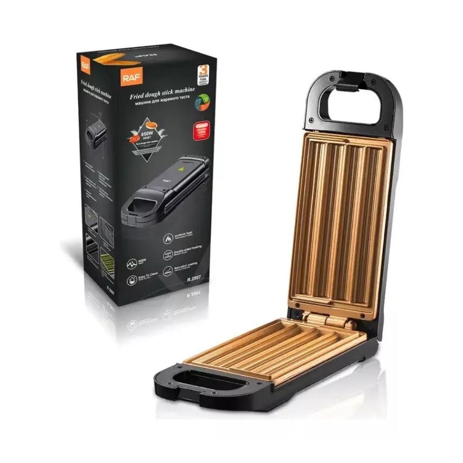 MAQUINA DE CHURROS ANTIADHERENTE RAF 4UNI 850W