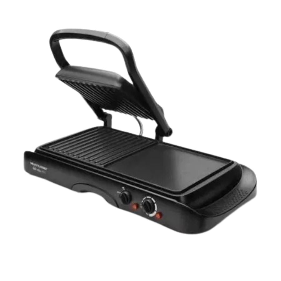 PLANCHA ASADERA PARRILLA 2 EN 1 PORTÁTIL RAF 1600W ELÉCTRICA