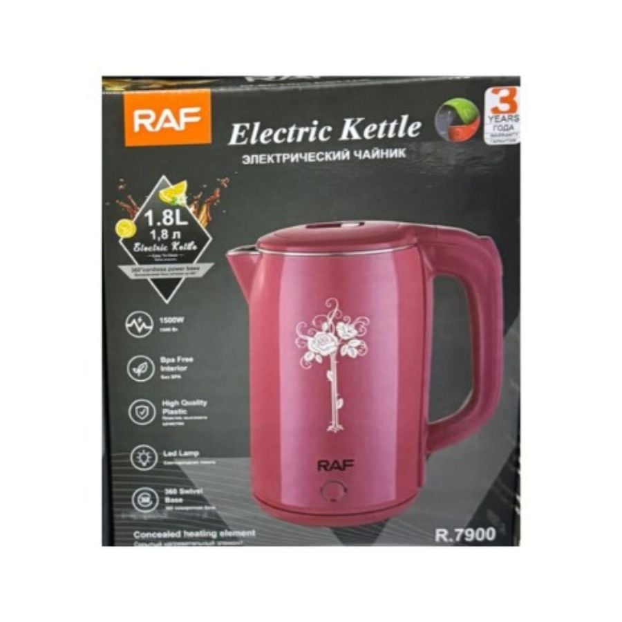 HERVIDOR JARRA ELÉCTRICA RAF PORTÁTIL MANO DOBLE CAPA - 2