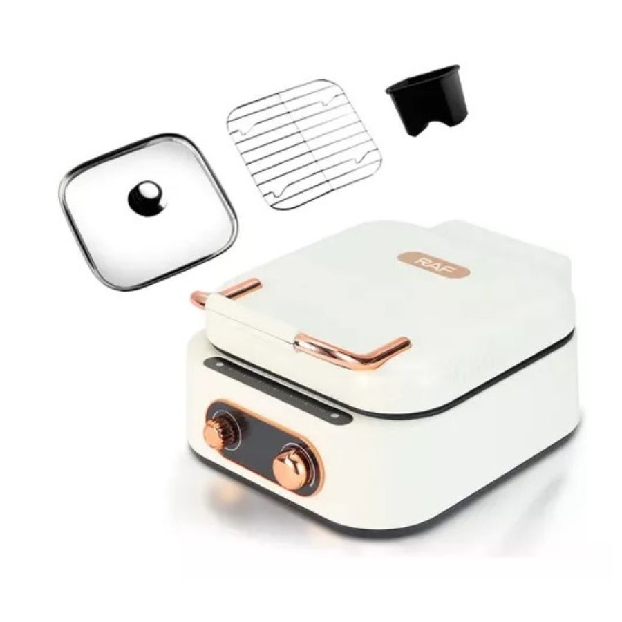 OLLA HORNO COCINA PARRILLA ASADOR 3 EN 1 RAF HOT POT - 2